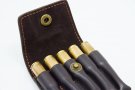 Leather cartridge holders