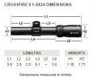 Vortex Crossfire II 1-4x24 V-Brite rifle scope