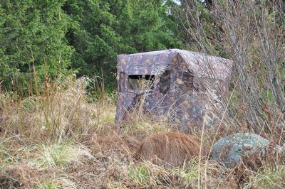 Hunting hide, doghouse, pop up tent, photo hide, camouflage