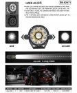 Hybrid 7" Laser + LED extraljus 45W