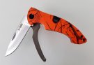 Folding knife- double blade, Drop-point & Gutting blade