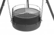 kolgrill grill, bålpanna, grillställning, brashängare, gjutjärn