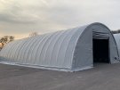 Rundhall, kraftig PVC duk, fackverkskonstruktion, varmgalvaniserat, maskinhall, lagerhall, tälthall, Z-aim