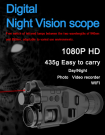 Digitalt Night Vision Henbaker 3 in 1 (1-8x optisk zoom)