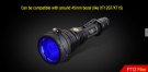 Klarus XT12GT, searchlight, green, red, blue, filter, tactical contact, tactical flashlight, 1600lm, weapon light, hunting light