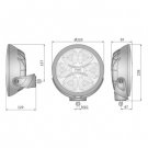 Wesem Fervor LED 220 mm 27w 12/24v fjärr