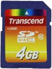 4GB SD-kort Transcend class