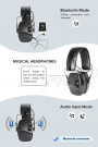 Hörselskydd EM030B Bluetooth 2 färger