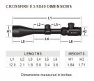 Vortex Crossfire II 3-9x40 Belyst V-Brite Kikarsikte
