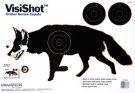 självmarkerande, måltavlor, långhållsskytte, inskjutningstavlor, Visishot Critter Series - coyote (10/pk.) 16” x 11”