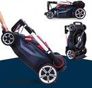 Batteridriven gräsklippare Worth 85V, självdrift, uppsamlare, dubblabatterier, hög effekt, snabbladdare, teleskopiskt handtag, L