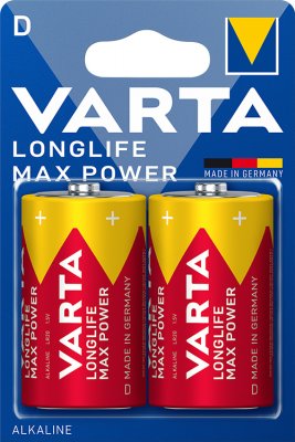 Varta Longlife Max Power D 2-pack