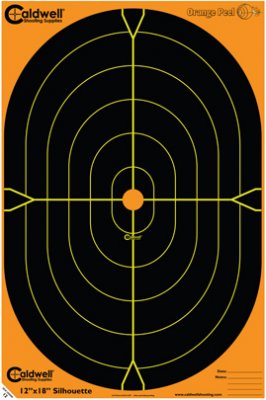 18 Orange Peel® Oval And Silhouette Targets