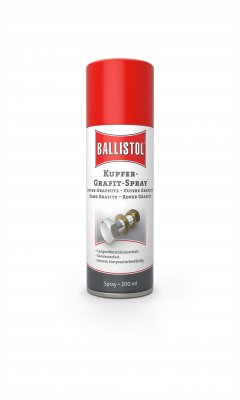 Ballistol Copper/Graphite spray 200 ml for barrel threads/dampers