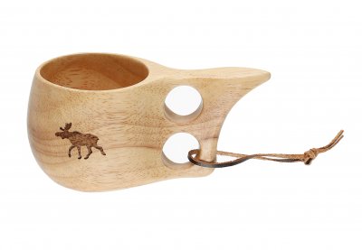 Träkåsa, älgmotiv, kosa, kåsa