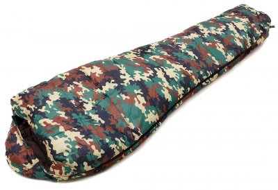 Sleepingbag Arvidsjaur camouflage -2C, comfort +5C