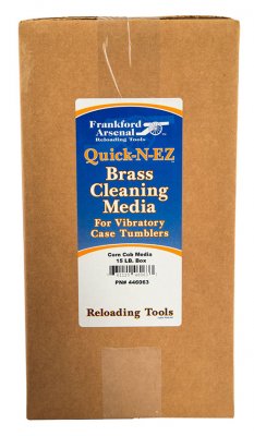 Frankford Arsenal tumlingsmedia majs 6,8 kg i kartong, hylsrengöring, handladdning, hylstumlare, laddutrustning, skyttetillbehör