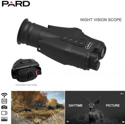 PARD NV019, natt, dag, digital, handkikare, handhållen, kikare, videoinspelning, nattjakt, vildsvinsjakt, åteljakt, z-aim, mörke