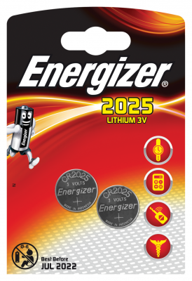 Energizer 2025 batteri, batteri till kikarsikte