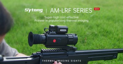 Sytong AM06-50LRF thermal scope, 640x512 sensor, ballistic calculator, laser rangefinder, hunting scope, advanced thermal optics