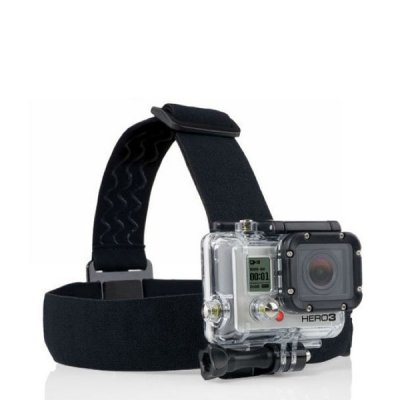Huvudband, pannband, GoPro, aktion kamera, action camera, gummerat