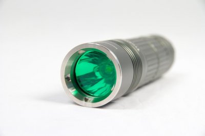 Grönt filter, Trustfire A8, vapenlampa, eftersökslampa,TrustFire A8, 30mm, vakjakt, ficklampa, eftersök, nattjakt, gröntglas