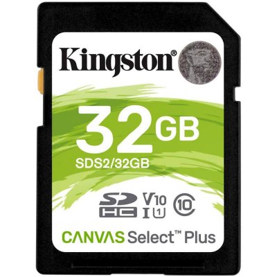 KINGSTON CANVAS SELECT PLUS SDHC 100MBS CLASS 10 32GB