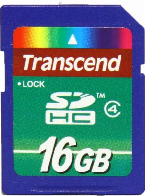 16GB SDHC-kort class