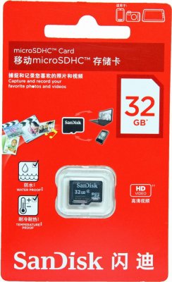 32 GB microSDHC Minneskort