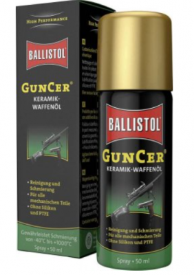Ballistol GunCer Keramisk vapenolja spray 50ml vapenvård jakt z-aim