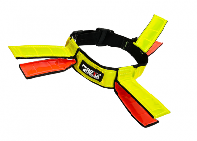 Reflexhalsband med flärp