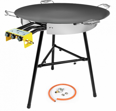 Hällmark Komplett Set 78 cm – 3-delars Stekhäll med Gasolbrännare